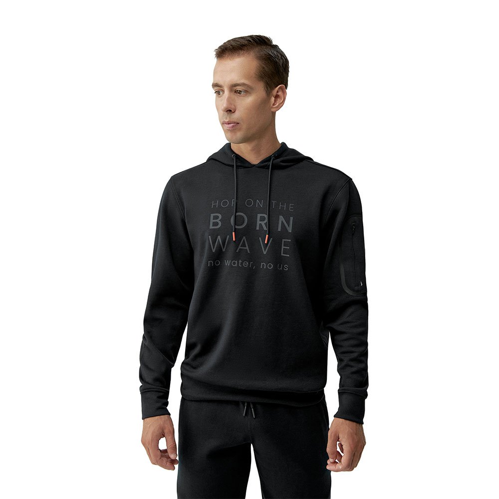 Born Living Yoga Waikato Hoodie Schwarz S Mann von Born Living Yoga