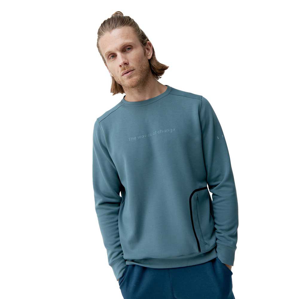 Born Living Yoga Yangtse Sweatshirt Blau L Mann von Born Living Yoga