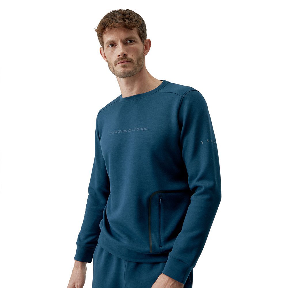 Born Living Yoga Yangtse Sweatshirt Blau M Mann von Born Living Yoga