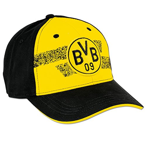 BVB Kappe Borussia Dortmund, schwarz/gelb, One Size, 2466313 von BVB