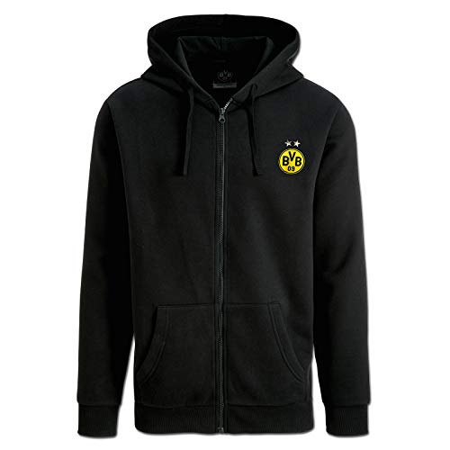 Borussia Dortmund-Kapuzensweatjacke mit Logo, Gr. 128 von Borussia Dortmund