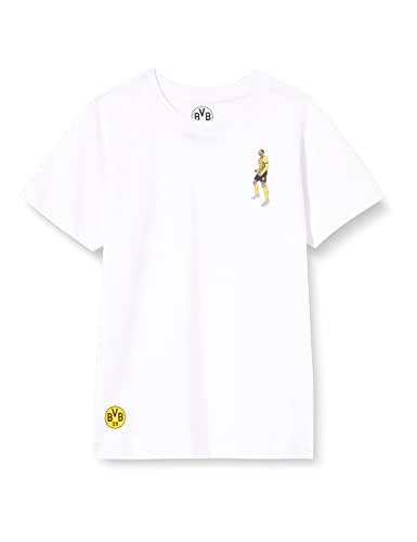Borussia Dortmund Unisex Bvb T-shirt Bellingham Comic T Shirt, Weiß, 116 EU von Borussia Dortmund
