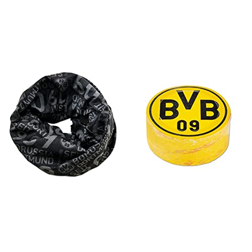 Borussia Dortmund, BVB-Multifunktionstuch & BVB-Zauberhandtuch (60 x 30 cm), Schwarz/gelb von Borussia Dortmund