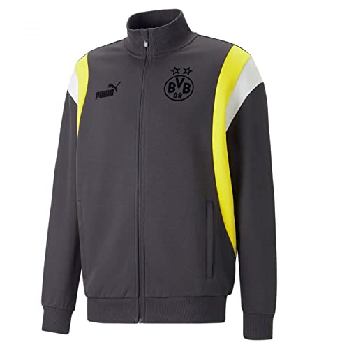 Borussia Dortmund 769564 FtblArchive Track Jacket Jacket Men's Flat dark grey/amber yellow L von Borussia Dortmund