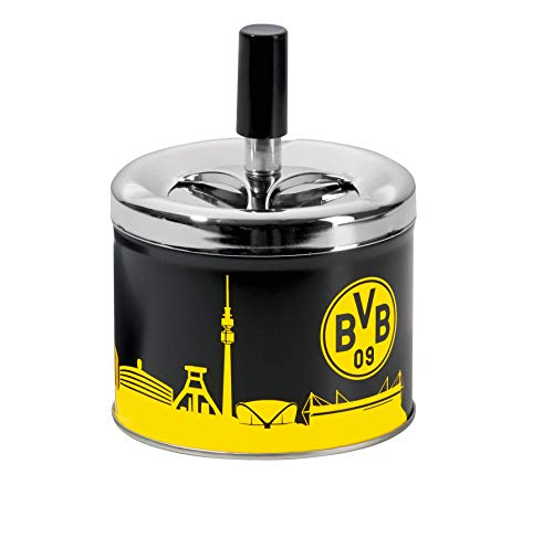 Borussia Dortmund BVB-Aschenbecher mit Deckel one Size von Borussia Dortmund