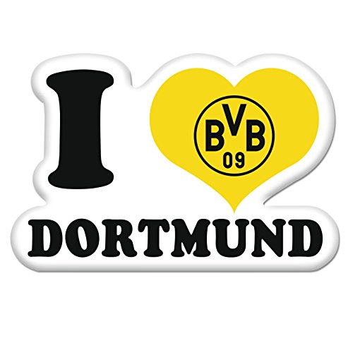 Borussia Dortmund BVB-Aufkleber I Love Dortmund, schwarz/Gelb, one Size von Borussia Dortmund