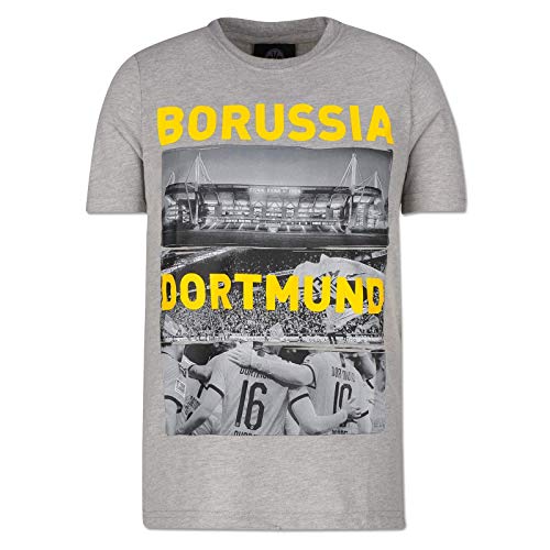 Borussia Dortmund Unisex Baby bvb-t-shirt kids T shirt, Grau, 128 EU von Borussia Dortmund