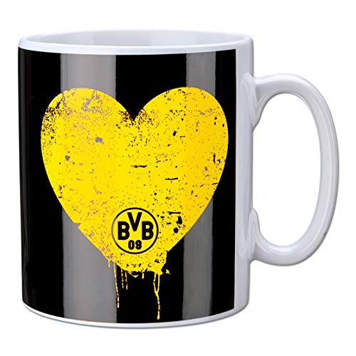 Borussia Dortmund BVB-Tasse für den besten Papa, 1 Stück (1er Pack) von Borussia Dortmund