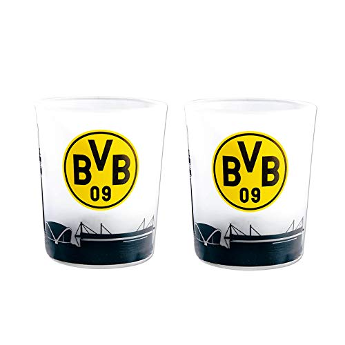 Borussia Dortmund BVB-Teelichtgläschen (2 Stück) von Borussia Dortmund