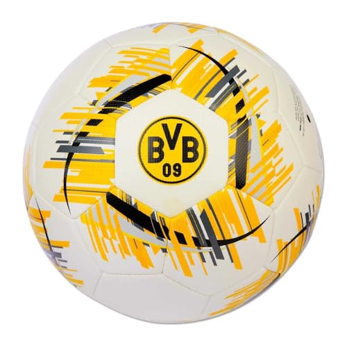 Borussia Dortmund Fußball - Streak - weiß Ball Größe 5 BVB 09 von Borussia Dortmund