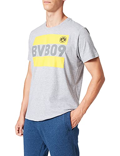 Borussia Dortmund Unisex Bvb T-shirt T Shirt, Grau, L EU von Borussia Dortmund