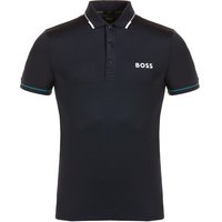 BOSS Paul Pro Halbarm Polo dunkelblau von Boss