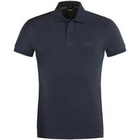 BOSS Pio 1 Halbarm Polo navy von Boss