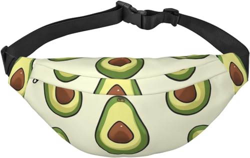 Gürteltasche für Damen und Herren, Avocado, Crossbody-Bauchtasche für Reisen, Spazierengehen, Laufen, avocado, Einheitsgröße, modisch von Botell