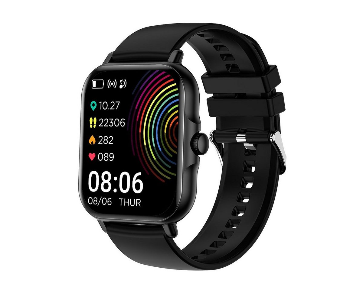 Bothergu Smartwatch (1.81 Zoll), Fitness Tracker Uhr für Damen Herren Smartwatch von Bothergu