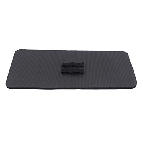 Botreelife Frauen Sport Yoga Matte rutschfeste Decke Gymnastik Gesundheit Gewicht Verlieren Fitness Pad (Schwarz) von Botreelife