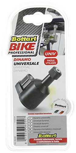 Bottari Zubehör Universal Fahrrad Dynamo, schwarz von Bottari