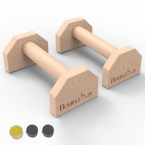 Liegestützgriffe Push Up Bars 1 Paar Griffe,Holz-Parallettes gelenkschonende Liegestützgriffe,für Fitness, Gymnastik, Aerobic, Bodybuilding, rutschfest und langlebig Liegestützgriffe Push Up Bars 1 Paar Griffe,Holz-Parallettes gelenkschonende Liegestützgriffe,für Fitness, Gymnastik, Aerobic, Bodybuilding, rutschfest und langlebig von Bounabay