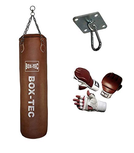 BOX-TEC 120cm Boxsack | Sandsack | Punching-Bag Set, Retro, Cuba (Handschuhgröße M) von Box-Tec