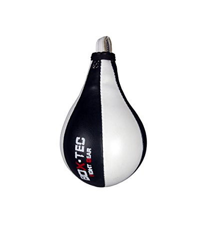 BOX-TEC Fight Gear Speedball | Boxbirne Black & White - Edition von Box-Tec