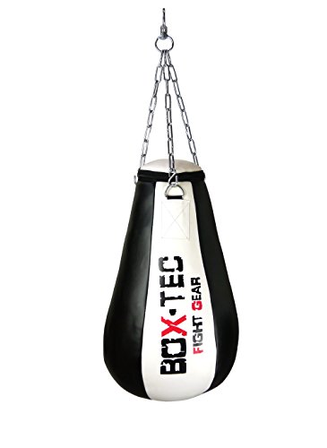 BOX-TEC Maisbirne | Boxbirne | Schlagbirne | Uppercut | Punchingball, gefüllt, Black&White - Edition von Box-Tec