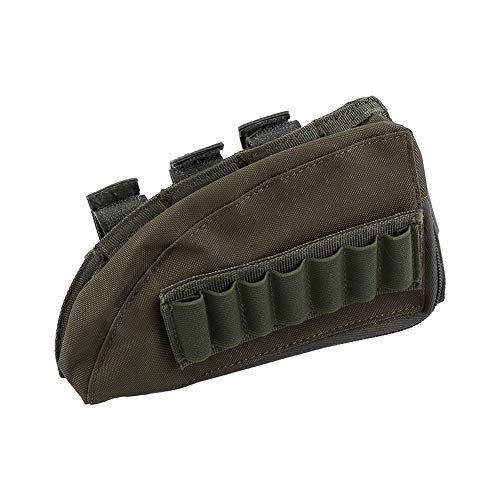 Boxwizard 4 Farben Nylon Jagdgewehr Schrotflinte Hinterschaft Wangenauflage Tasche Gewehr Wangenpolster (OD-Grün) von Boxwizard