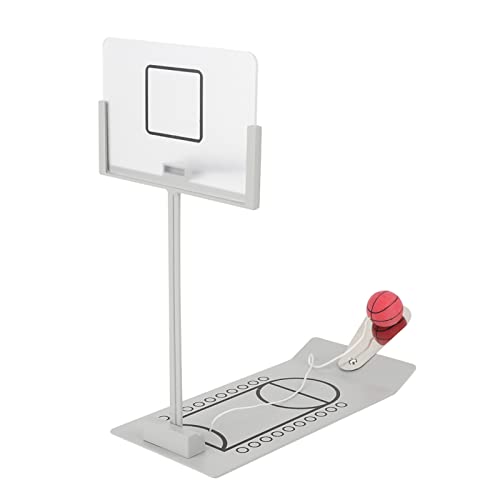 Miniatur-Büro-Desktop-Ornament, Dekoration, Basketballkorb, Spielzeug, Brettspiel für Basketball-Liebhaber von Boxwizard