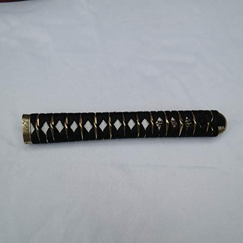 boyu Sword Handle Tsuka 10.2in Alloy/Copper/Iron Fittings and Imitation or real Samegawa (DB01, 26cm/10.2in) von Boyu