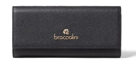 Braccialini Geldbörse Continental B17512 ba schwarz, Schwarz von Braccialini