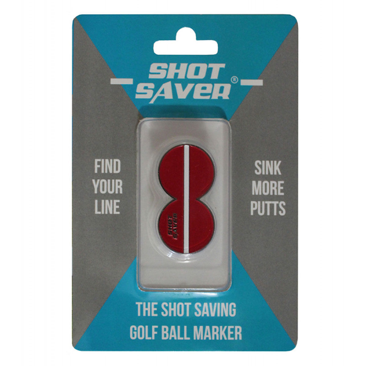 Brand Fusion Blue Shot Saver Golf Ball Marker, Size: 49mm | American Golf von Brand Fusion