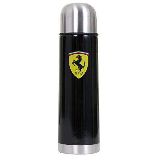 Scuderia Ferrari 500 ml Thermo-Reise-Flasche - Schwarz - Einheitsgröße von Ferrari