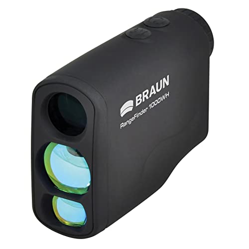 Braun Photo Technik Entfernungsmesser/Rangefinder 1000WH mit 6-facher Vergrößerung, 20176 von Braun Photo Technik