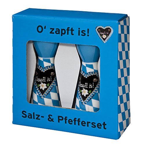 Braun Salz & Pfefferstreuer, weiss/blau, 95034 von Brauns