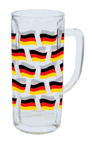 Brauns Deutschland Bierkrug, schwarz/rot/Gold, 95053 von Brauns