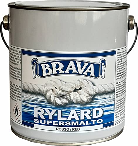 Brava Rylard supersmalto für Nautica, Rot, 2500 ml von Brava