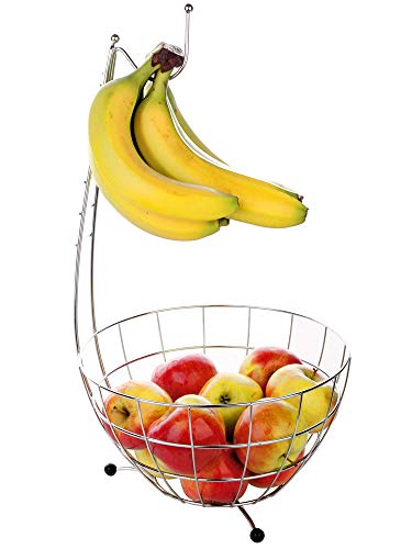 Obstkorb – Korb für Obst und Gemüse – Bananenhalter von quantio