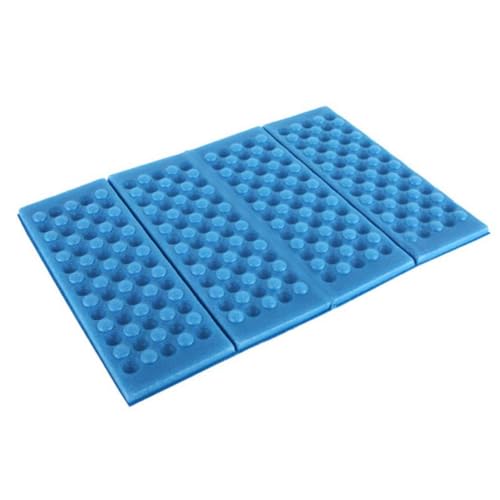 Breeshy Blaues Feuchtigkeitsbeständiges Pad, Faltbar, für Outdoor-Camping, Feuchtigkeitsbeständiges Pad, Langlebig, Einfach zu Verwenden von Breeshy