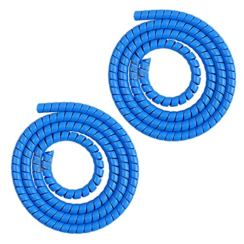 Brensty 2X Roller Linie Spiral Farb Tube Schutz 1M Länge Wickel Hülsen für M365 Pro Zubehör Blau von Brensty