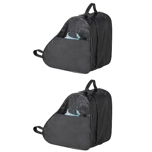 Brensty 2X Schlittschuhtasche, Rollschuhtasche mit Verstellbarem Schultergurt für Mädchen, und Die Meisten Erwachsenen, Outdoor-Schlittschuhtasche von Brensty
