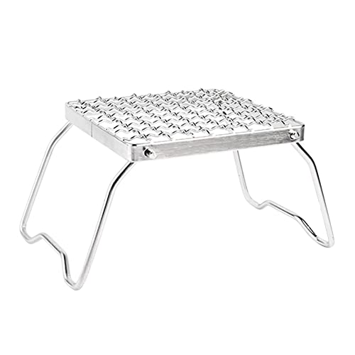 Brensty Barbecue Grill Stand Tool Grill Stand Gas Outdoor Home Duty Tragbares Mini-Lagerfeuer für Camping-Picknick-Rost von Brensty