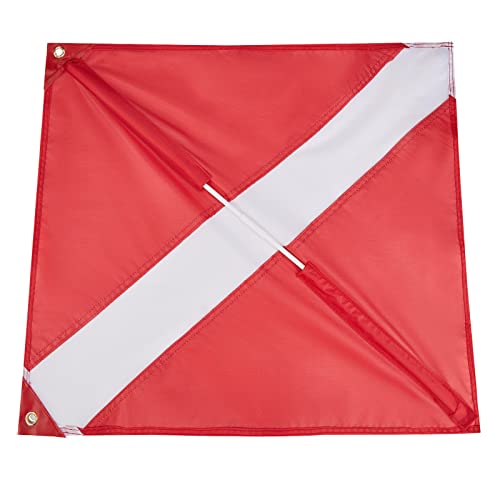 Brensty Schwimm-Taucher-Flagge Tauchen Speerfischer-Flaggen-Banner Taucher-Flagge Schnorchel-Schild-Zubehör von Brensty