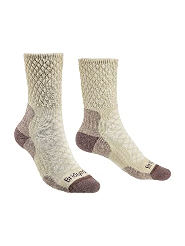 Bridgedale Leichte Damen-Socken aus Merinowolle, Größe M, sandfarben von Bridgedale