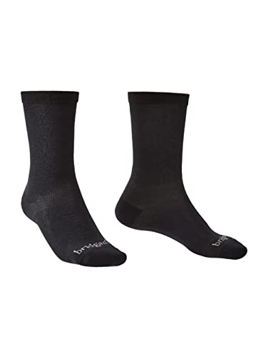 Bridgedale Herren Coolmax Liner Socken schwarz, m von Bridgedale