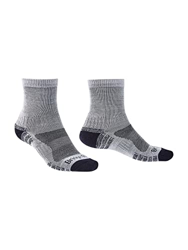 Bridgedale Herren Hike Lightweight Baumwolle Comfort Socken, Silver/Navy, L von Bridgedale