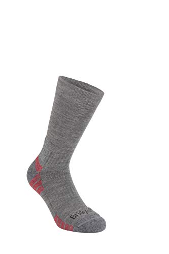 Bridgedale Leichte Herren-Stiefelhöhe – Merino Endurance Socken, Grau meliert, Größe XL von Bridgedale