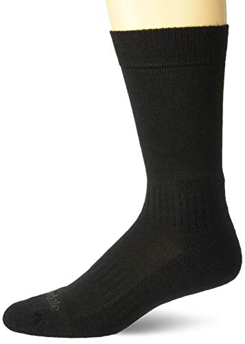 Bridgedale Leichte Herren-Stiefelhöhe – Merino Endurance Socken, schwarz, Größe XL von Bridgedale