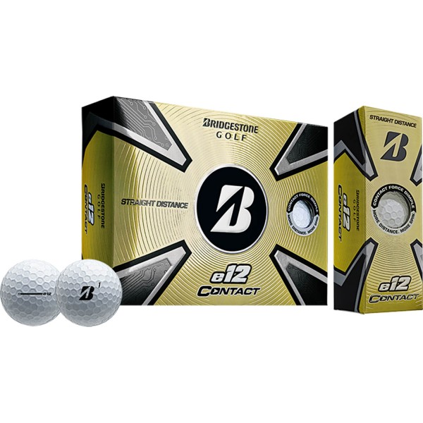 Bridgestone Golfbälle e12 Contact - 12er Pack weiß von Bridgestone