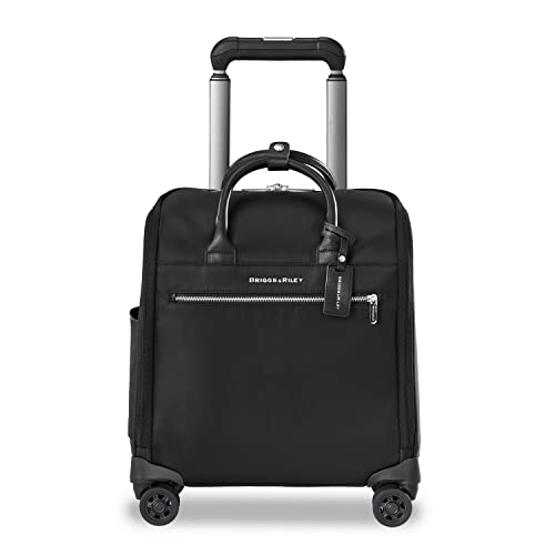 Briggs & Riley Rhapsody Softside Handgepäck-Spinner, Untersitz, schwarz, Wide Underseater 16-Inch, Rhapsody Handgepäck-Kabinenspinner, Softside von Briggs & Riley