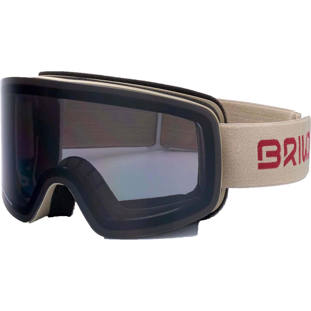Briko Borealis Magnetic+spare Lens Ski Goggles Beige SG3P1/CAT2 von Briko