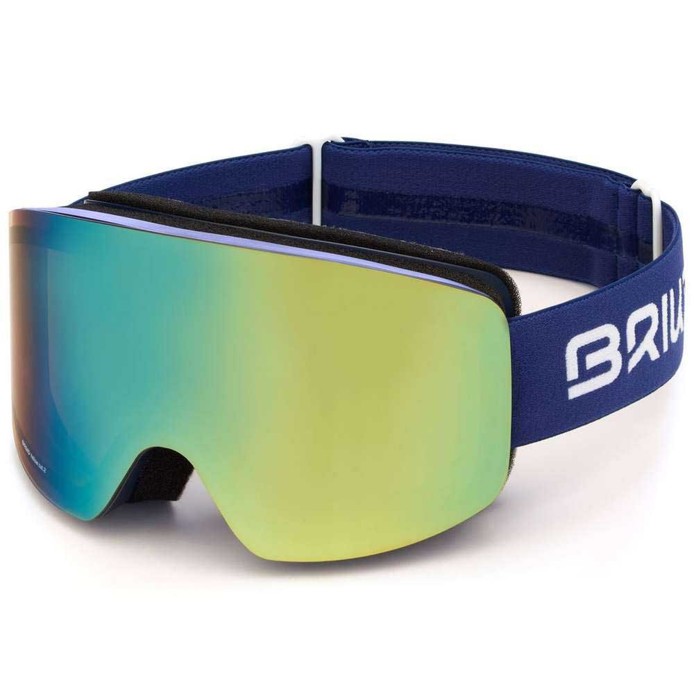 Briko Borealis Magnetic Ski Goggles Grün Blue Cloud/CAT2 von Briko